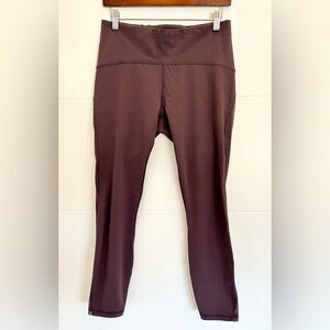 Lululemon Mauve/Purple High Waist Leggings with Mesh Detail Size 10